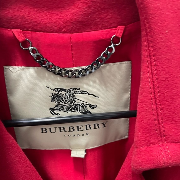 Burberry wool peacoat size xs Authentic - Picture 8 of 11